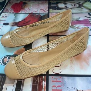 Delman vintage NEW Tan Ballet Slipper 6.5